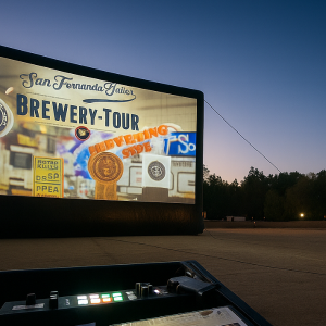 Inflatable Movie Projector Screen Rental