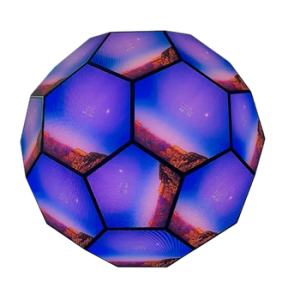 Football Shape LED Screen Rental