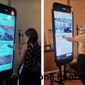 Giant iPhone Touch Screen KIOSK Rental